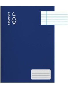 PAQ 10 LIBRETAS AZUL 4º 32H 70G PAUTA MONTESSORI 35 C M
